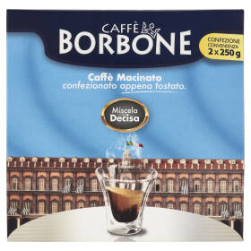 Caffè Borbone Miscela Decisa Caffè Macinato 2 x 250 g