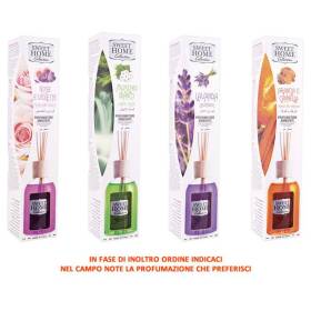 Diffusori profumatori ambiente con bacchette 100 ml, varie profumazioni disponibili