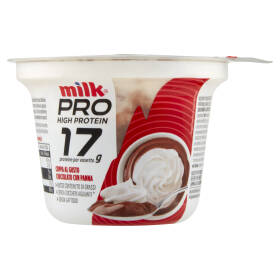 Milk Pro High Protein 17g Coppa al gusto Cioccolato con Panna 170 g