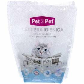 Pet&pet lettiera gatti silicio daily 3.8kg