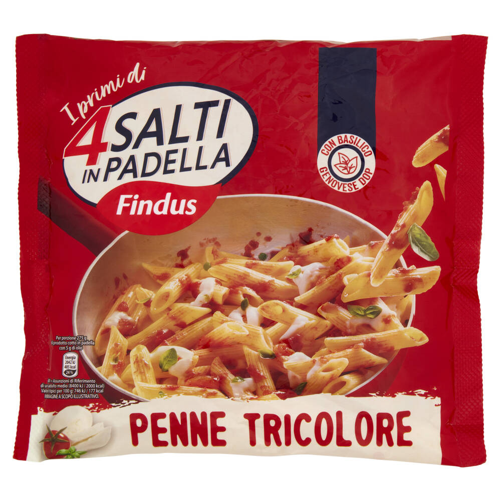 4 Salti In Padella Findus Penne Tricolore 550 G NonPesa it Spesa Online