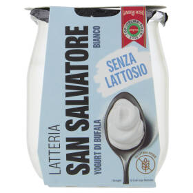 Latteria San Salvatore Yogurt di Bufala Bianco Senza Lattosio 110 g