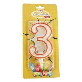 Candelina gigante numero 3