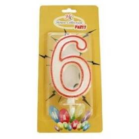 Candelina gigante numero 6