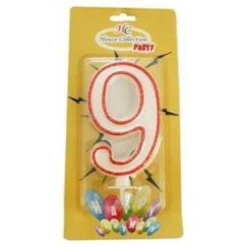 Candelina gigante numero 9