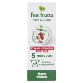 Rigoni di Asiago Fiordifrutta Fragole e fragoline di bosco bio 5 x 20 g