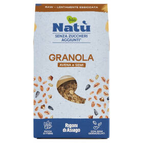 Rigoni di Asiago Natù Senza Zuccheri Aggiunti° Granola Avena e Semi bio 250 g