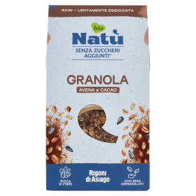 Rigoni di Asiago Natù Senza Zuccheri Aggiunti° Granola Avena e Cacao bio 250 g