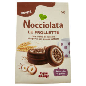 Rigoni di Asiago Nocciolata le Frollette al cacao bio 250 g