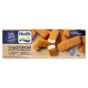 FRoSTA 15 Bastoncini di Filetti di Merluzzo 450 g