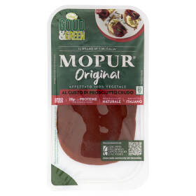 Good & Green Mopur Original Affettato 100% Vegetale al Gusto di Prosciutto Crudo 90 g