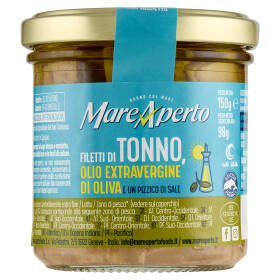 Mare Aperto Filetti di Tonno Olio Extravergine di Oliva 150 g
