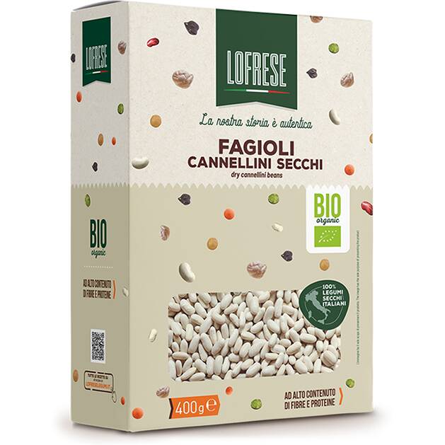 Lofrese fagioli cannellini secchi bio 400 g