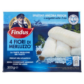 Capitan Findus 4 Fiori di Merluzzo 300 g