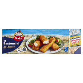 Capitan Findus 18 Bastoncini con 100% Filetti di Merluzzo 450 g