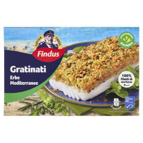 Capitan Findus I Gratinati Merluzzo con Erbe Mediterranee 380 g