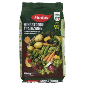 Findus Minestrone Tradizione - con Patate del Fucino IGP e Basilico Genovese DOP 1000 g