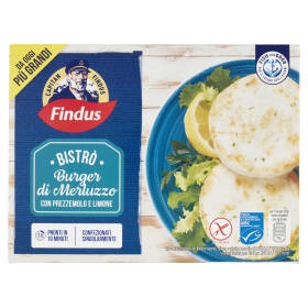 Capitan Findus Bistrò Burger di Merluzzo con prezzemolo e limone 190 g