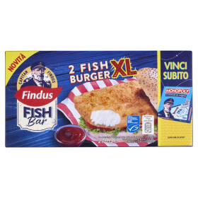 Capitan Findus Fish Bar 2 Fish Burger XL 270 g