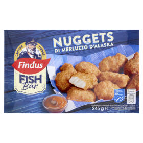 Capitan Findus Fish Bar Nuggets di Merluzzo D'Alaska 245 g