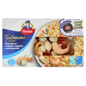 Capitan Findus Tentazioni di Gusto Misto Mare vongole, calamari e mazzancolle 400 g