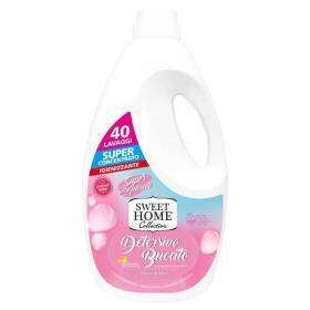 Sweet home detersivo igienizzante per bucato super concentrato gocce di seta 40 lavaggi 2 lt