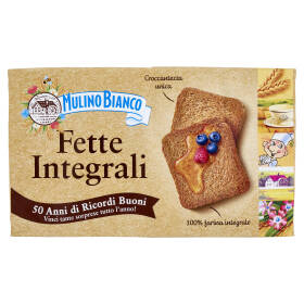Mulino Bianco Fette Biscottate Integrali Ricche di Fibre 630g