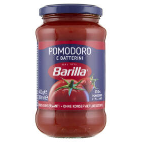 Barilla Sugo Pomodoro e Datterini 100% Pomodoro Italiano Condimento per Pasta 400g