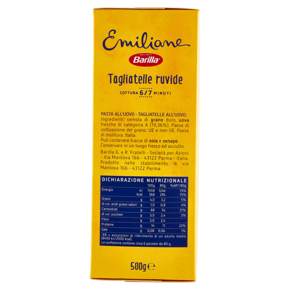 Barilla Emiliane Tagliatelle Pasta All Uovo G Nonpesa It Spesa