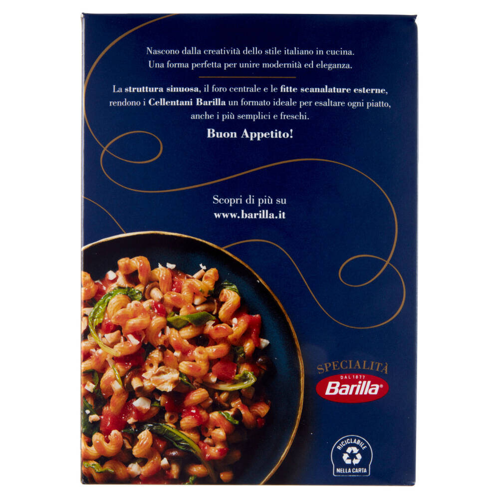 Barilla Pasta Specialità Cellentani 100 Grano Italiano 500g Nonpesa