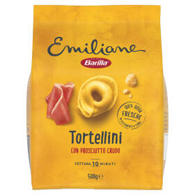 Barilla Emiliane Tortellini con Prosciutto Crudo Pasta all'Uovo Ripiena 500g
