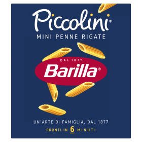 Barilla Pasta Piccolini Mini Penne Rigate 500g