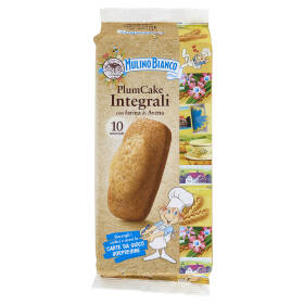 Mulino Bianco Plumcake Integrale Merenda con 100% Farina Integrale 10 pezzi 330g