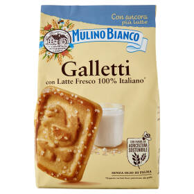 Mulino Bianco Galletti Biscotti con Latte Fresco 100% Italiano 350g