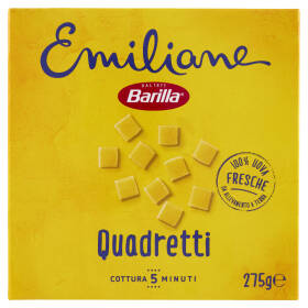 Barilla Emiliane Quadretti Pasta all'Uovo 275g
