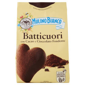 Mulino Bianco Batticuori Biscotti con Cacao e Cioccolato 350g