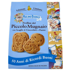 Mulino Bianco Frollini del Piccolo Mugnaio Biscotti con Cioccolato e Panna Limited Edition 300g