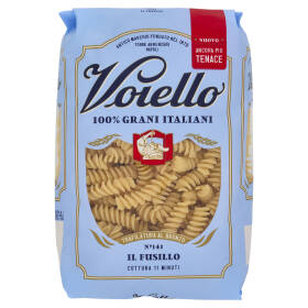 Voiello Pasta Il Fusillo N°141 Grani 100% Italiani Trafilata Bronzo 500g
