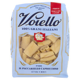 Voiello Pasta Il Paccariello Capriccioso N°202 Grani 100% Italiani Trafilata Bronzo 500g