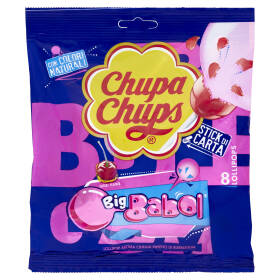 Chupa Chups Cherry Flavour Big Babol 8 Lollipops 144 g