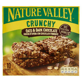 Nature Valley Crunchy Fiocchi d'Avena con Cioccolato Fondente 5 x 42 g