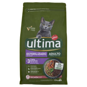 ultima Cat Sterilizzati Adulto 1-10 Anni con Salmone 1,5 kg