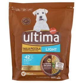 ultima Dog Taglia Piccola <10kg Light con Pollo 800 g