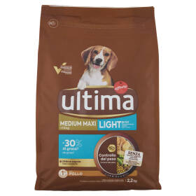 ultima Medium Maxi +10kg Light in Fat con Pollo 2,2 kg