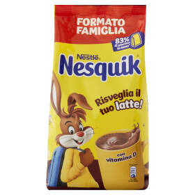 NESQUIK Preparato Solubile per Bevanda con Cacao Magro sacchetto 800 g
