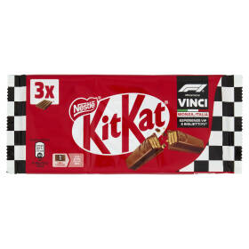 KITKAT Classic Wafer ricoperto di Cioccolato al Latte 3 Snack da 41,5g