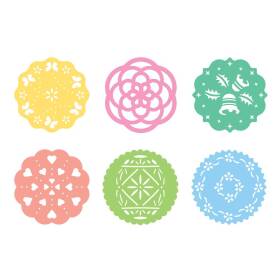 Dischi decorativi per torte, 6 pz "delicia"