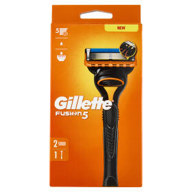 Gillette Fusion5 Rasoio da Uomo a 5 Lame, 1 Manico + 2 Lamette
