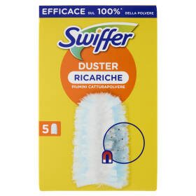 Swiffer Duster Cattura Polvere - Ricarica 5 Piumini per spolverare