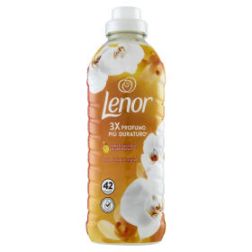 Lenor Ammorbidente Lavatrice Concentrato, Oro e Fiori di Vaniglia, 42 Lavaggi 882 ml